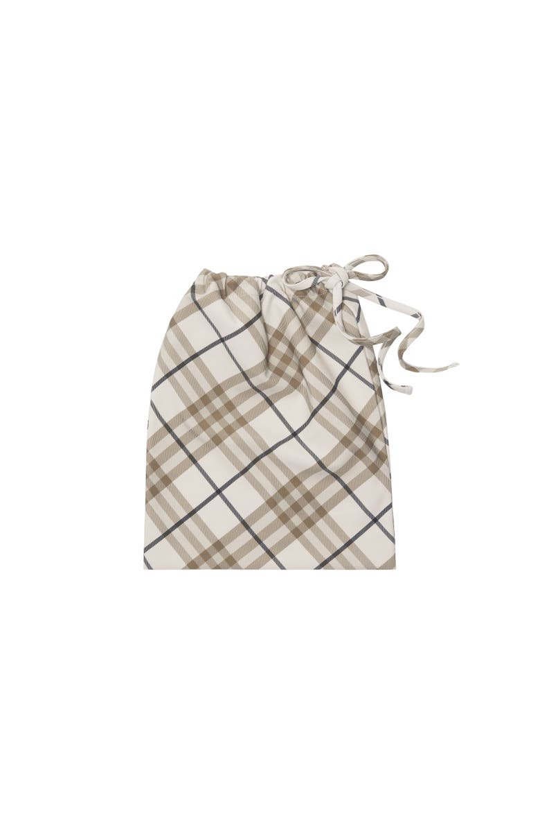 Burberry Check Bikini Top, Alternate, color, 