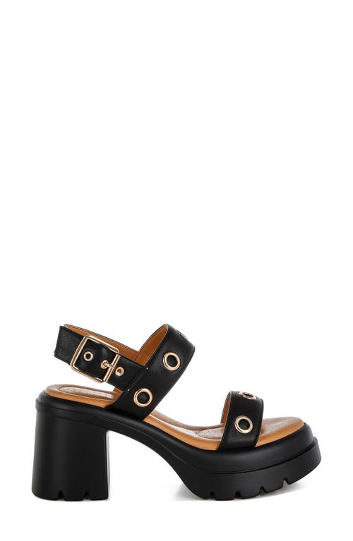 London Rag Urla Platform Sandal In Black