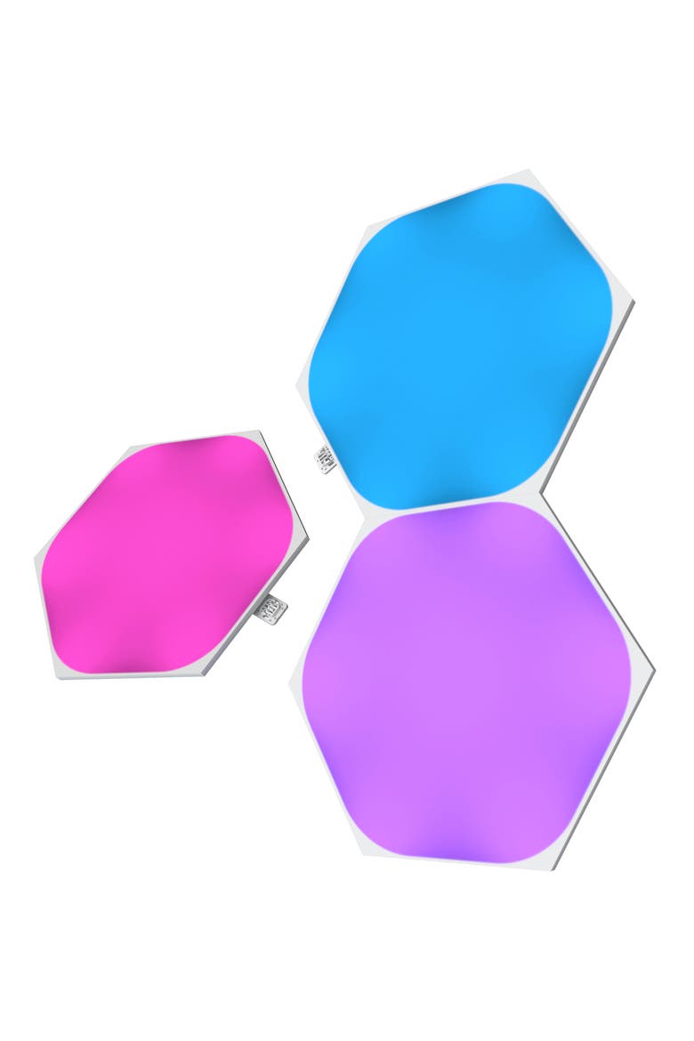 3-Pack Hexagon Light Panels Expansion Pack, Alternate, color, MULTICOLOR