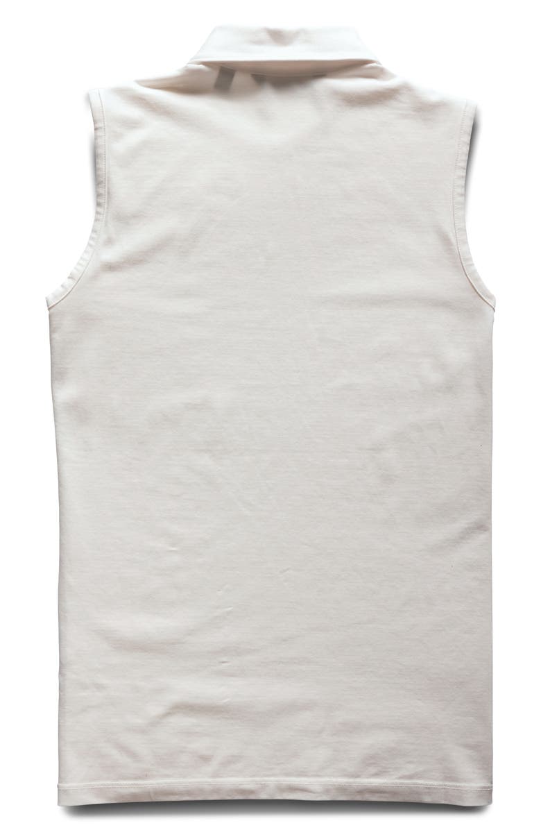 Radmor Olivia Sleeveless Stretch Cotton Polo, Alternate, color,