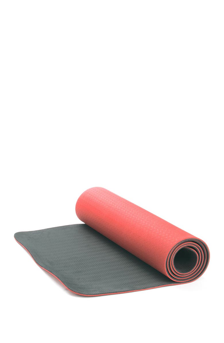 MIND READER 1/4 inch Eco Friendly Non Slip Fitness Exercise Mat, Alternate, color, 
