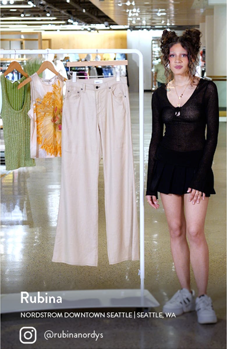 Juniper Linen Blend Wide Leg Pants, sales video thumbnail