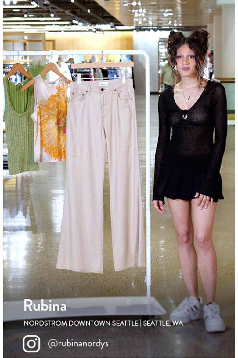 Juniper Linen Blend Wide Leg Pants video