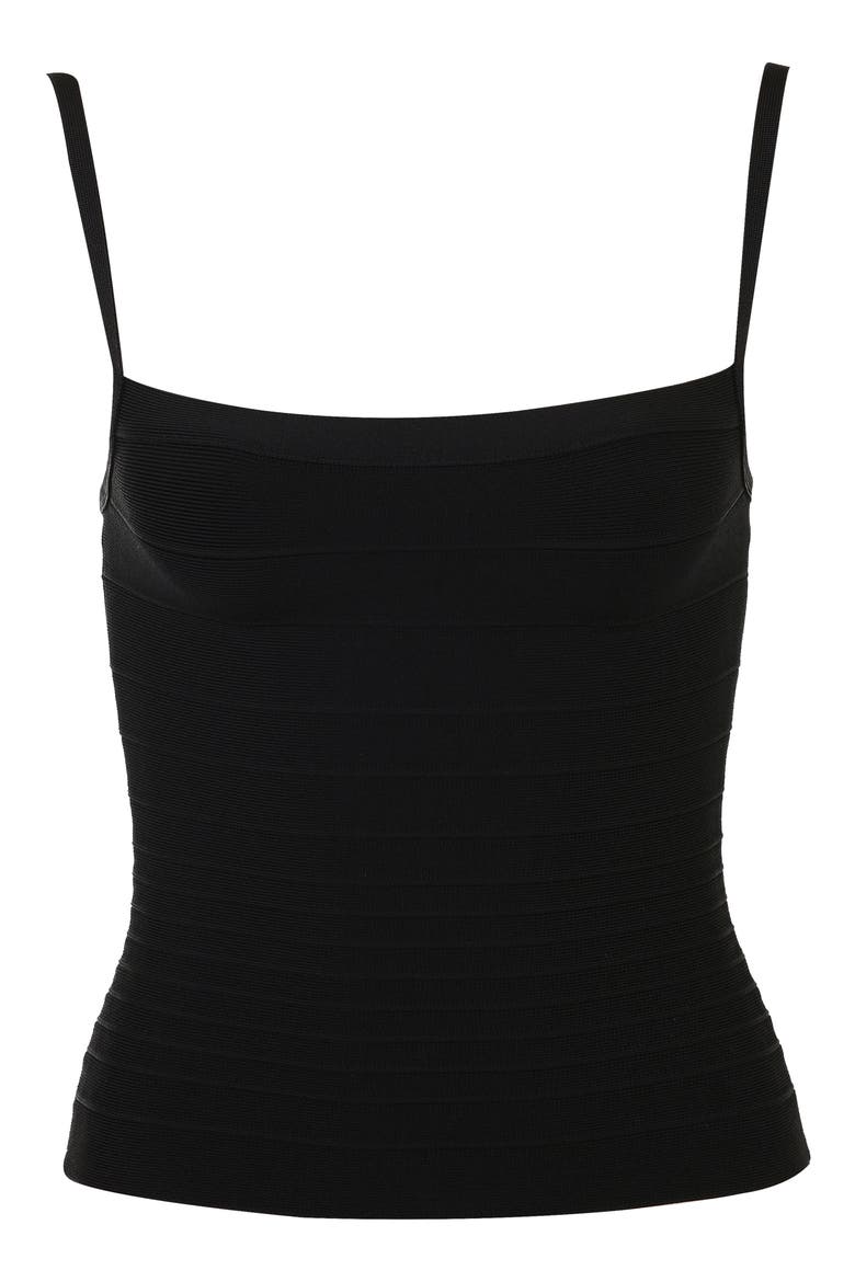 The Body Bandage Top, Alternate, color, BLACK