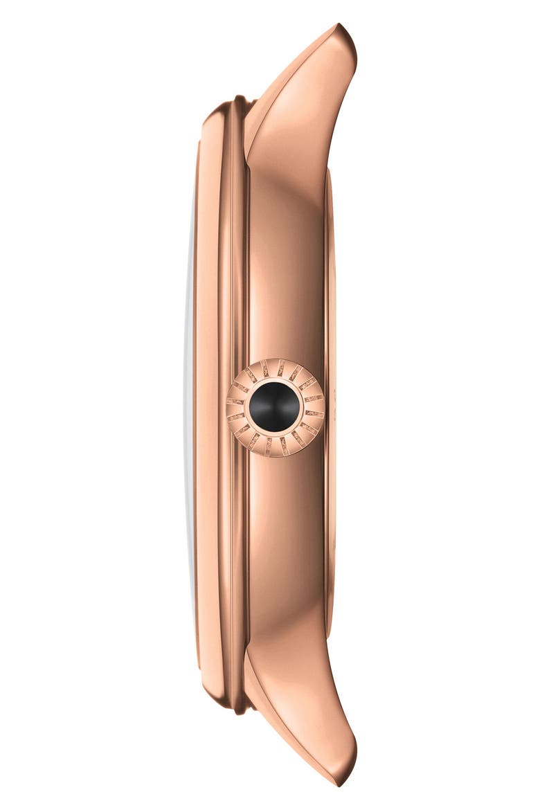 Odaci-T Diamond Leather Strap Watch, 33mm, Alternate, color, BLACK