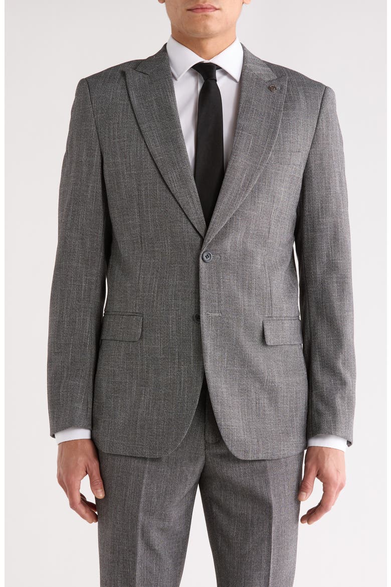 Slim Fit Blazer, Main, color, GREY