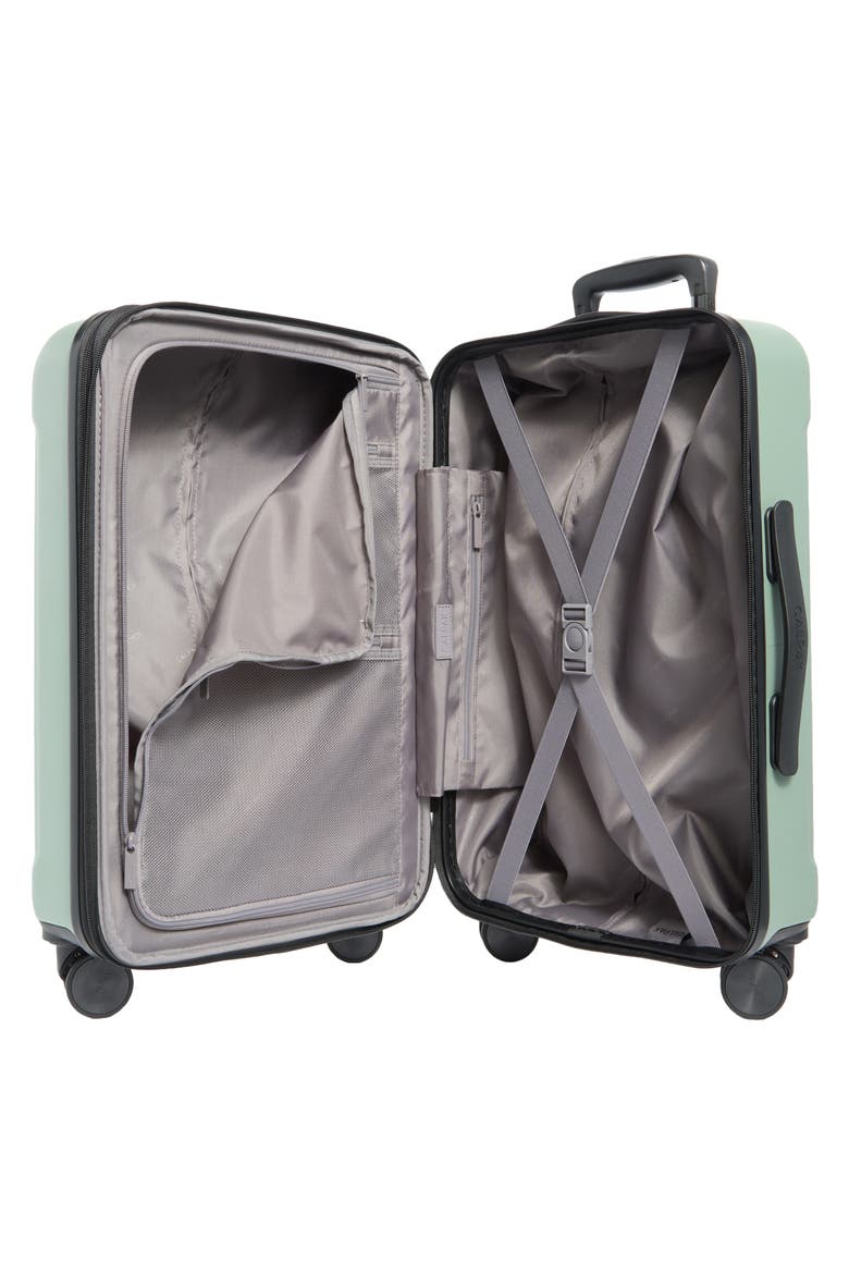Moon 22-Inch Hardside Carry-On Luggage, Alternate, color, LIGHT-SAGE