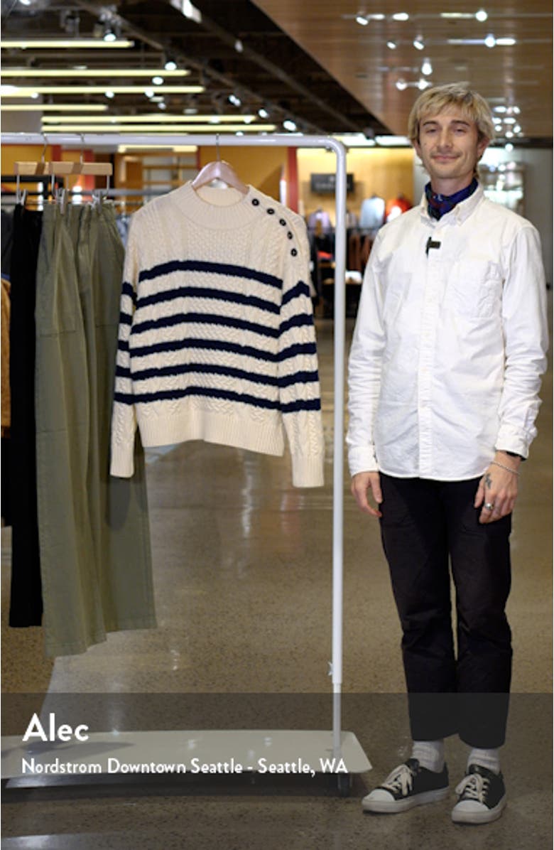 Button Shoulder Sweater, sales video thumbnail