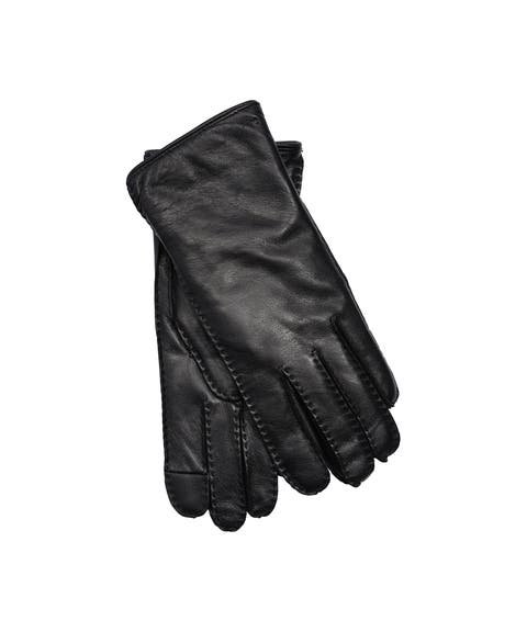 Stitch Detail Leather Glove
