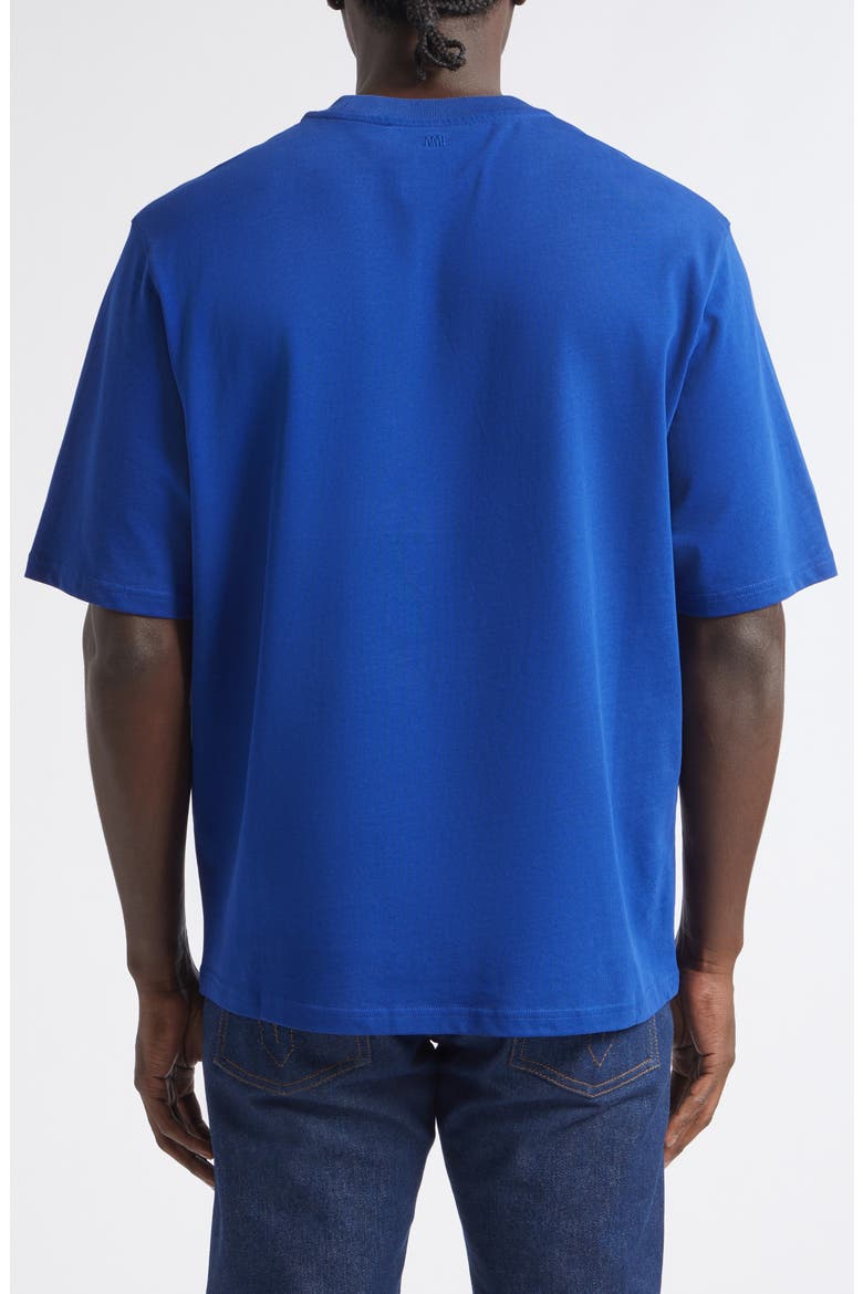 Ami de Coeur Cotton T-Shirt, Alternate, color, BLEU ROI