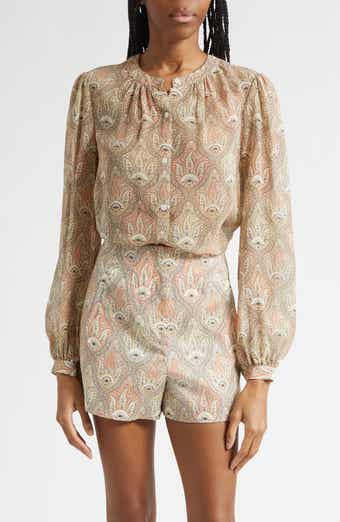 Ashlynn Paisley Silk Top