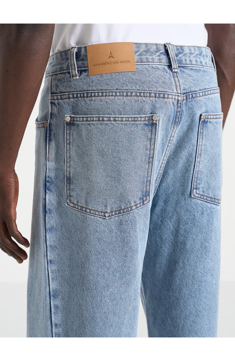 Manière De Voir Relaxed Fit Jeans, Alternate, color, Mid Blue