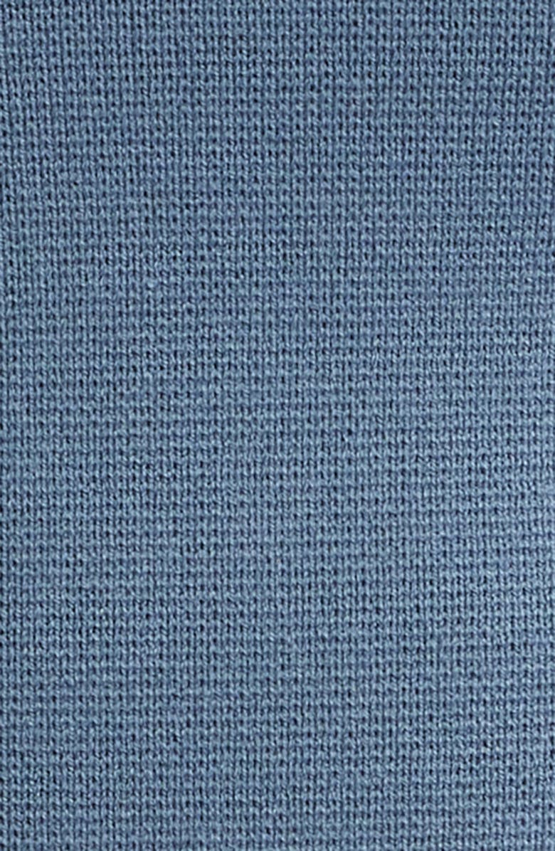 BOSS Ferdolini Mixed Media Midi Dress, Alternate, color, Tanzanite