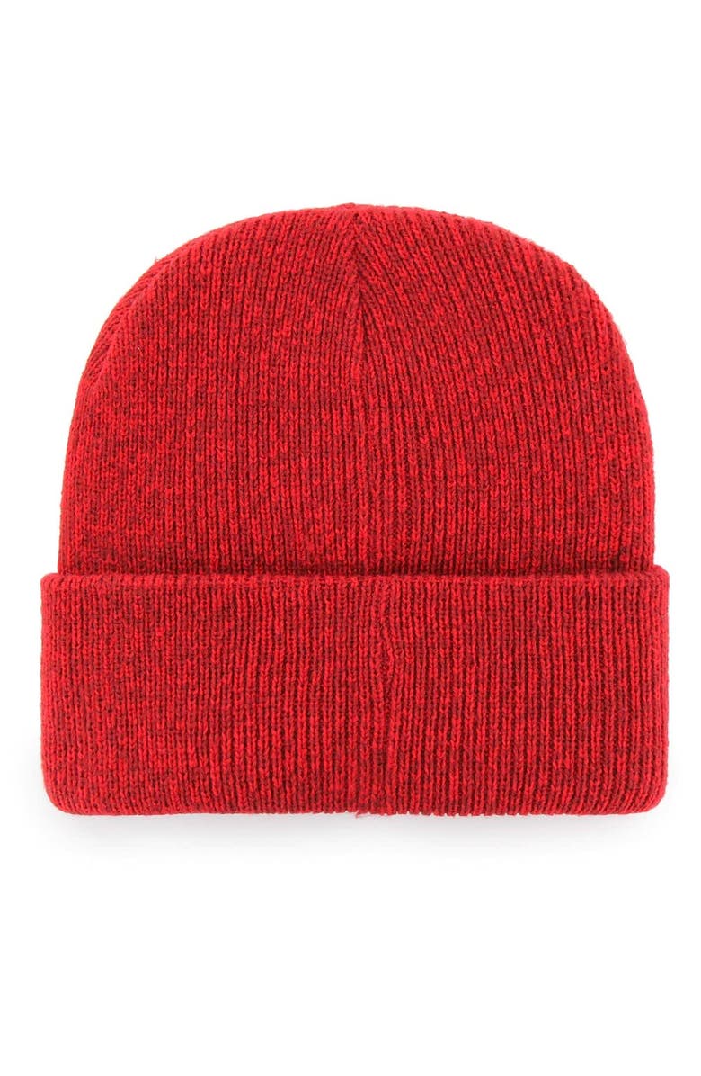 '47 Men's '47 Red Portland Trail Blazers Brain Freeze Cuffed Knit Hat, Alternate, color, Red