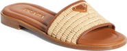 Prada Raffia Slide Sandal