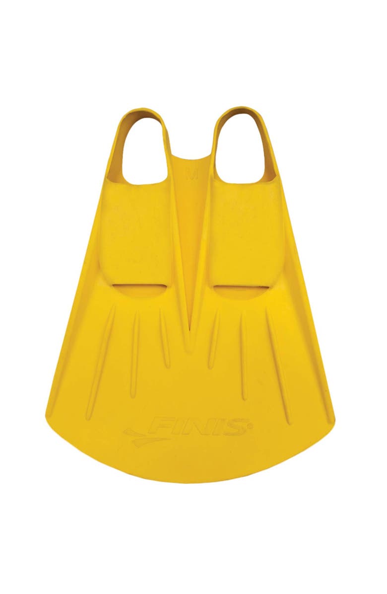 FINIS Foil Monofin Swim Fin Rubber Monofin for Adults Strengthens Core Legs Dolphin Kick Training, Main, color, Yellow