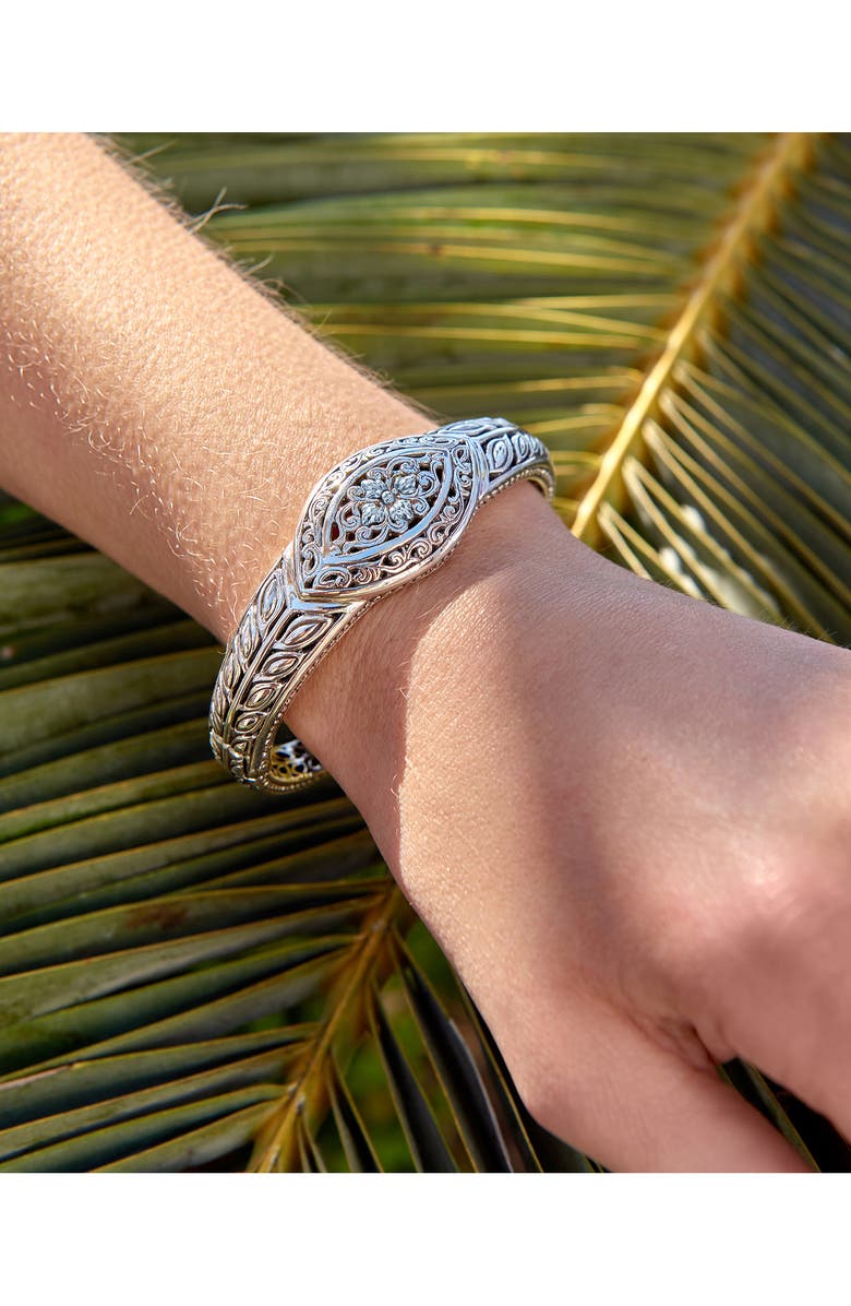 DEVATA Filigree Bangle Bracelet, Alternate, color, 