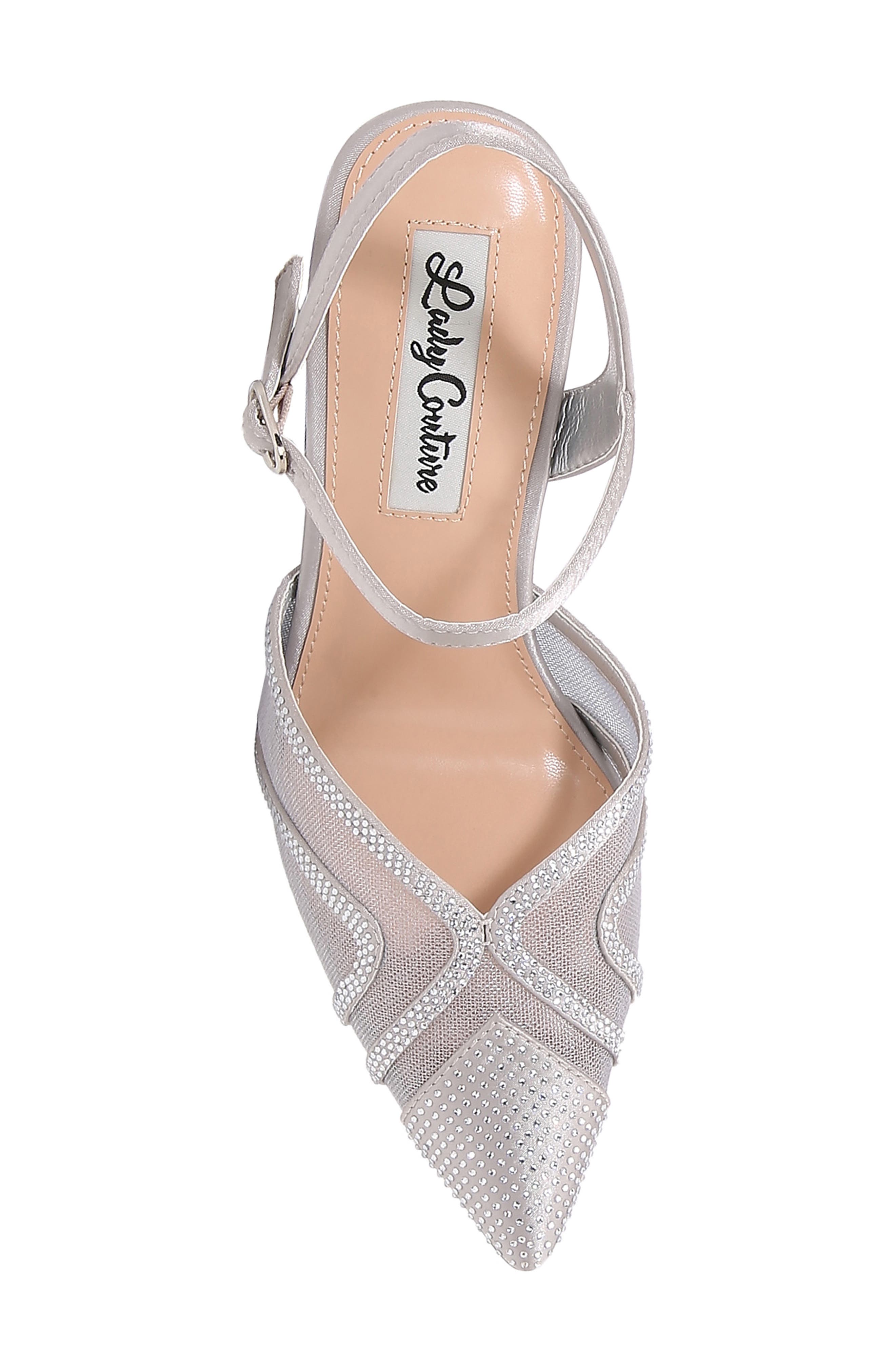 Gala Pointed Toe Pump, Alternate, color, SILVER
