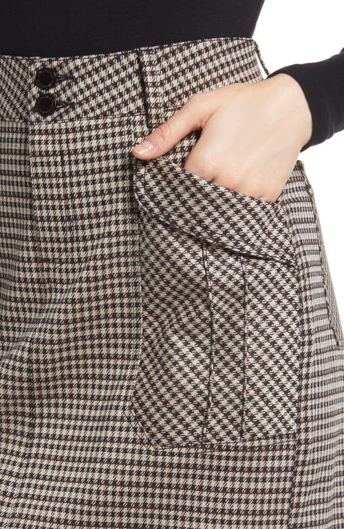 Wit & Wisdom 'ab'solution Houndstooth Ponte Utility Skirt In Multi