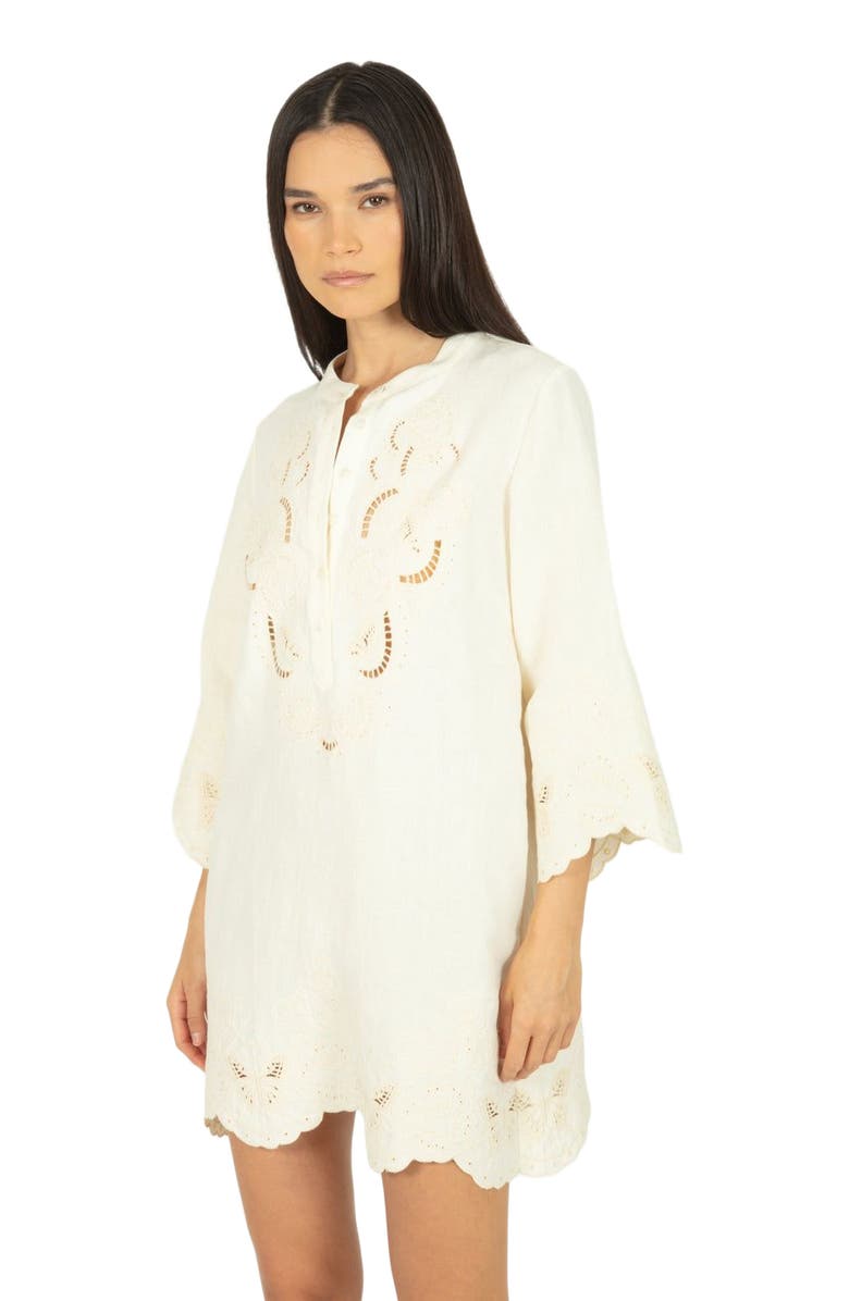 SECRET MISSION Navia Dress, Alternate, color, Antique Crème