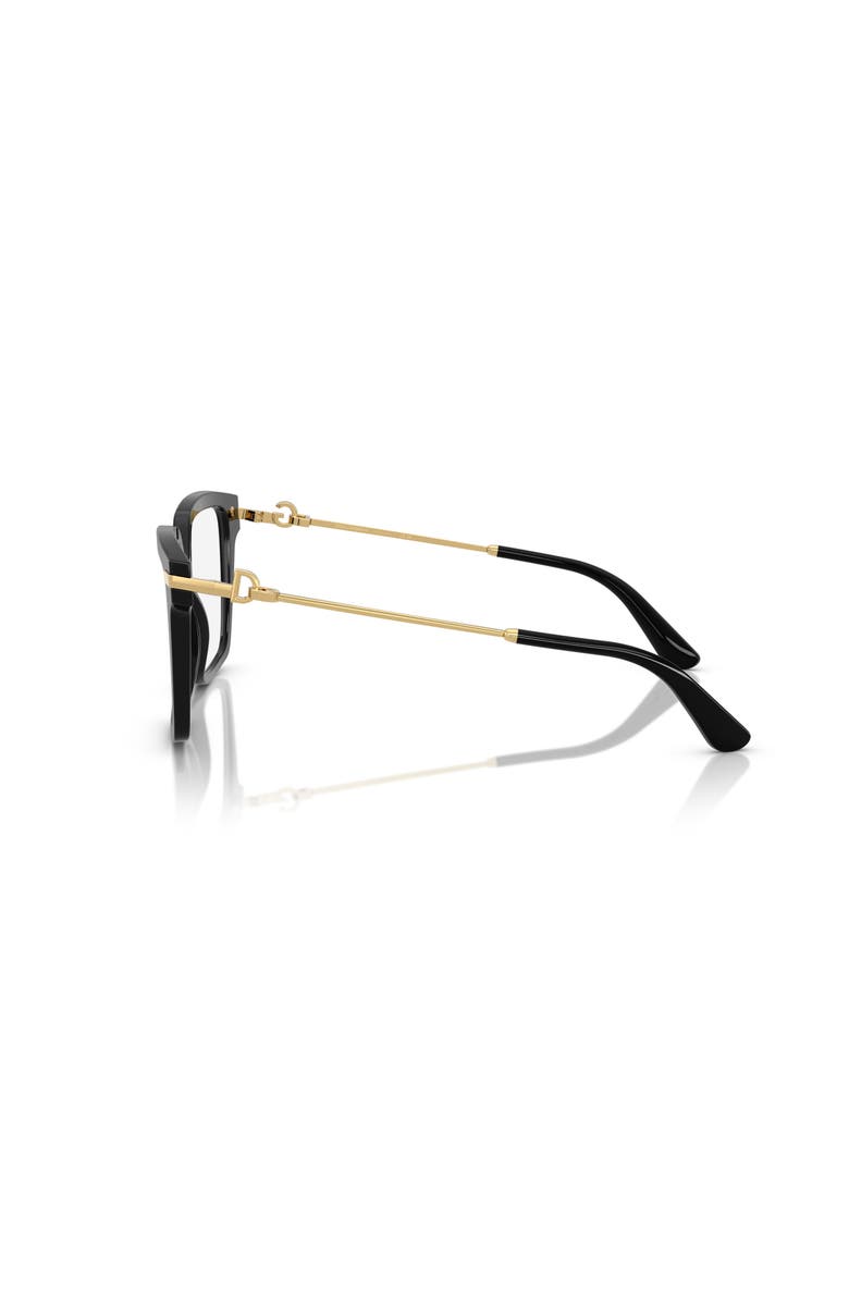 Dolce&Gabbana 54mm Square optical glasses, Alternate, color, Black