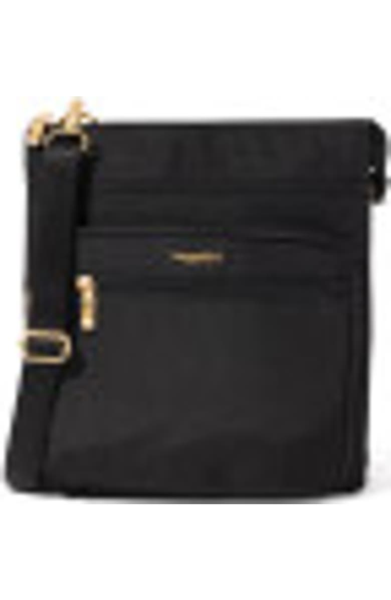 BAGGALLINI Out And About Crossbody Bag, Main, color, Black With Gold Hardware