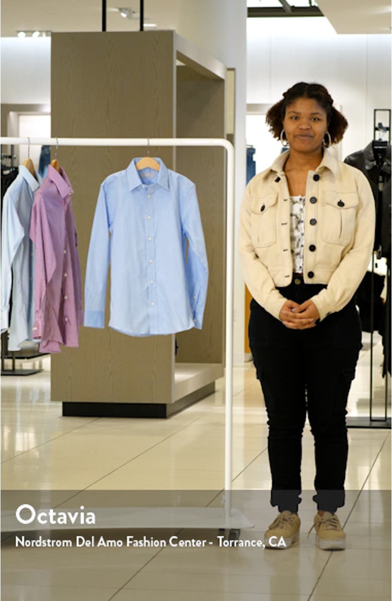 Kids' Solid Button-Up Dress Shirt, sales video thumbnail