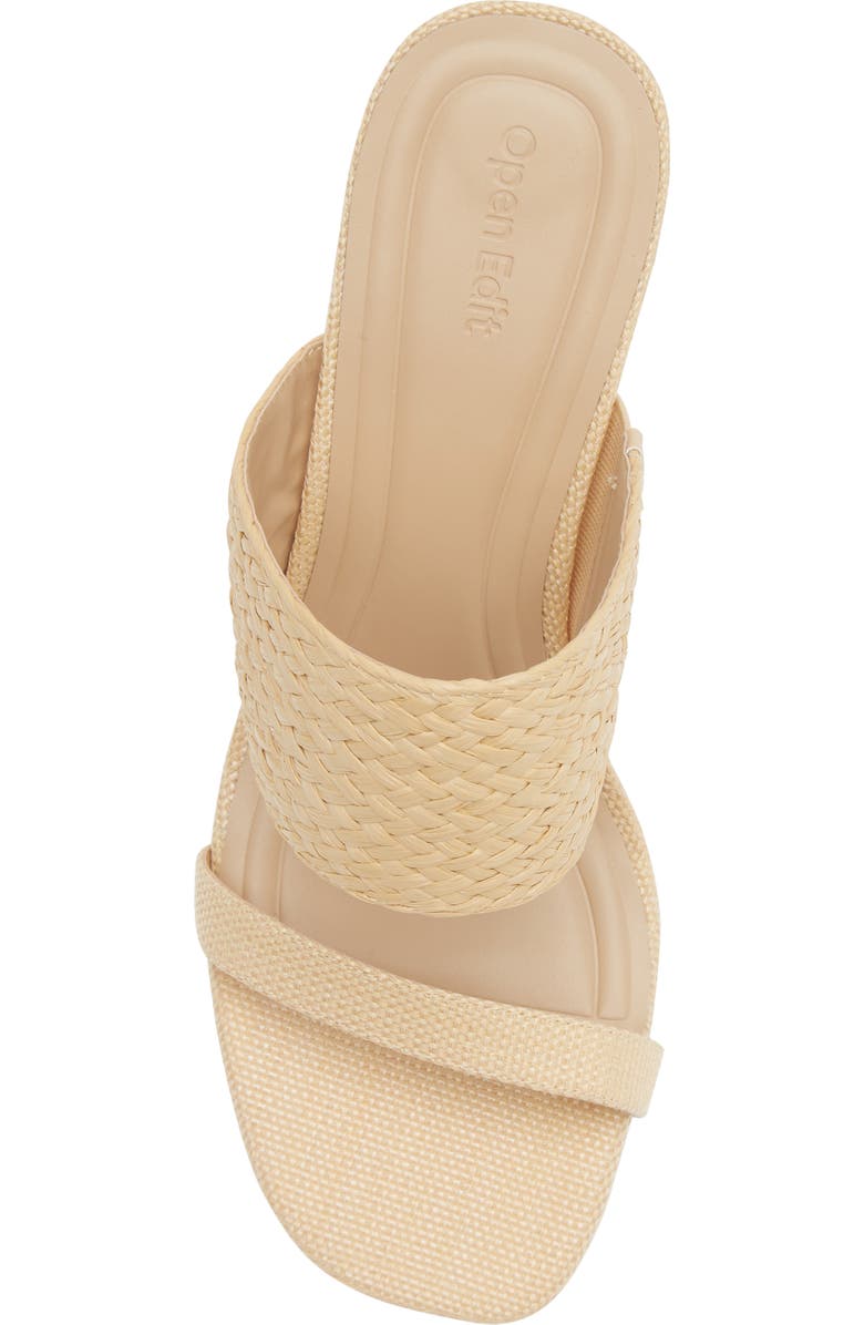 Open Edit Lumi Sandal, Alternate, color, Natural
