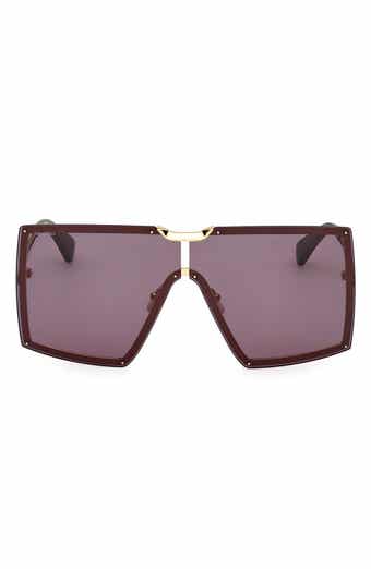 Max Mara 69mm Shield Sunglasses
