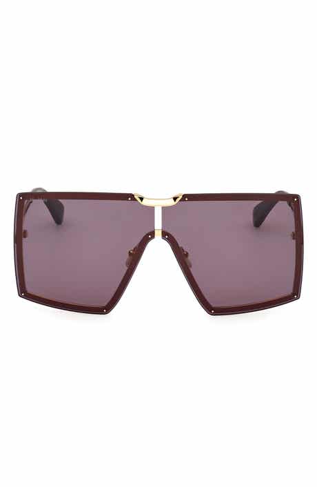 Max Mara 69mm Shield Sunglasses