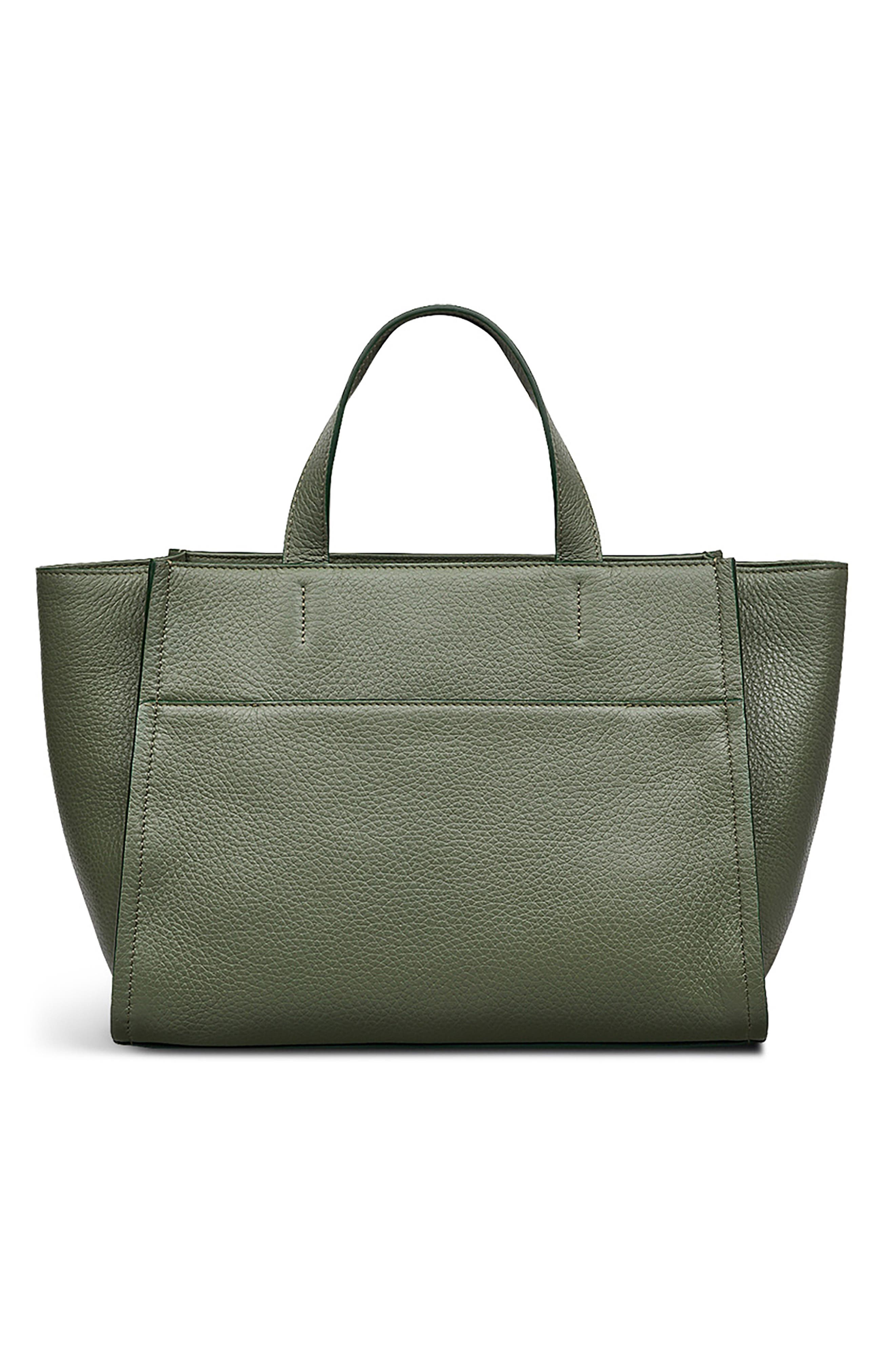 Radley Medium Oak Street Leather Tote, Alternate, color, Dark Olive