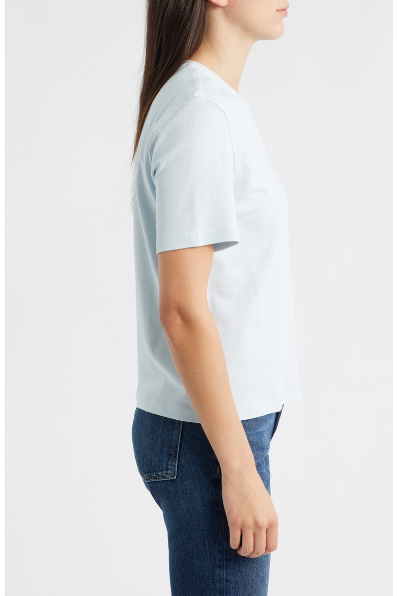 Basic Cotton T-Shirt, Alternate, color, BALLAD BLUE