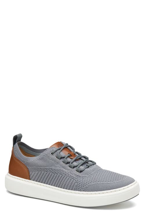 Johnston & Murphy Anders Knit Sneaker In Gray Knit