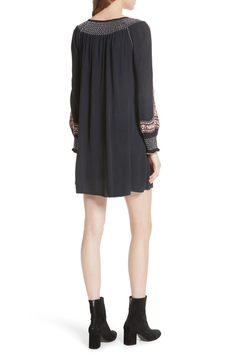 Free People Wind Willow Minidress, Alternate, color,