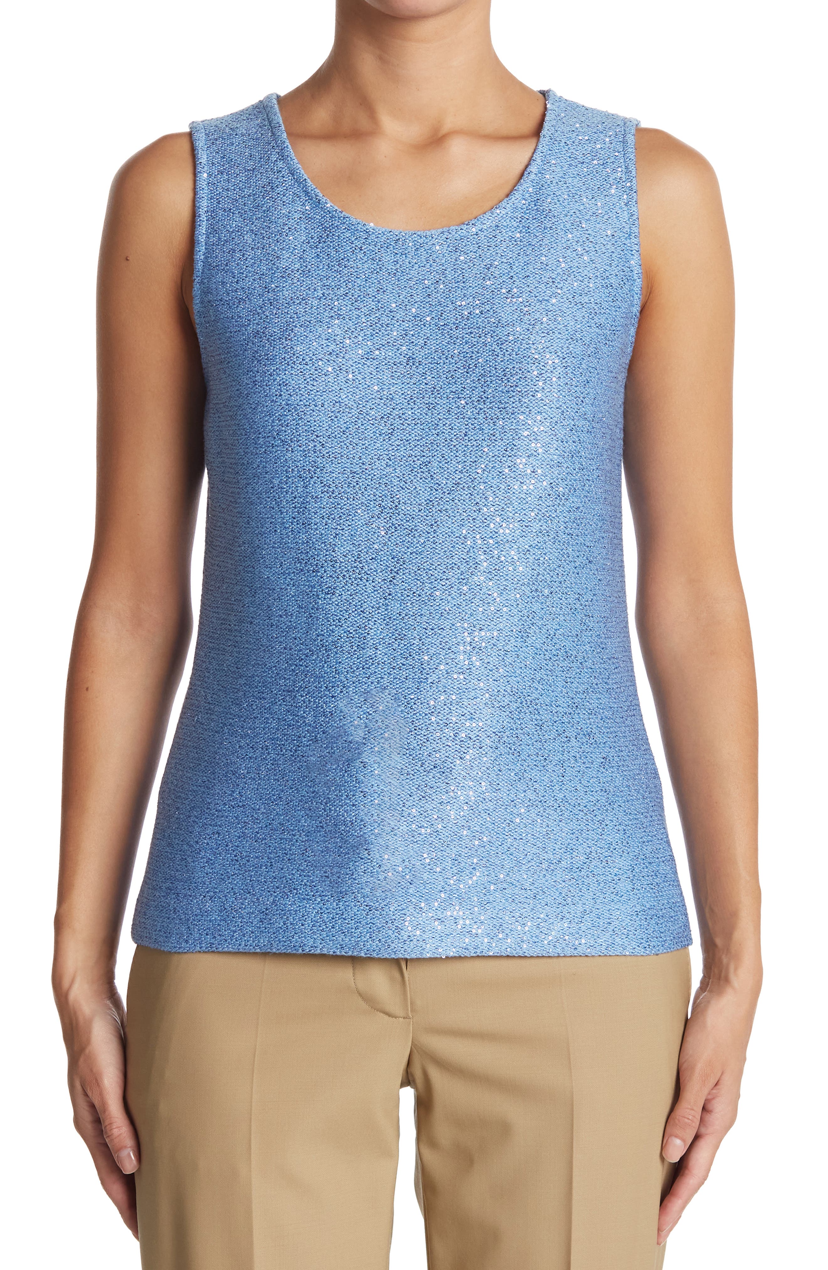 St. John Collection Mini Sequin Knit Shell (Women) | Nordstromrack