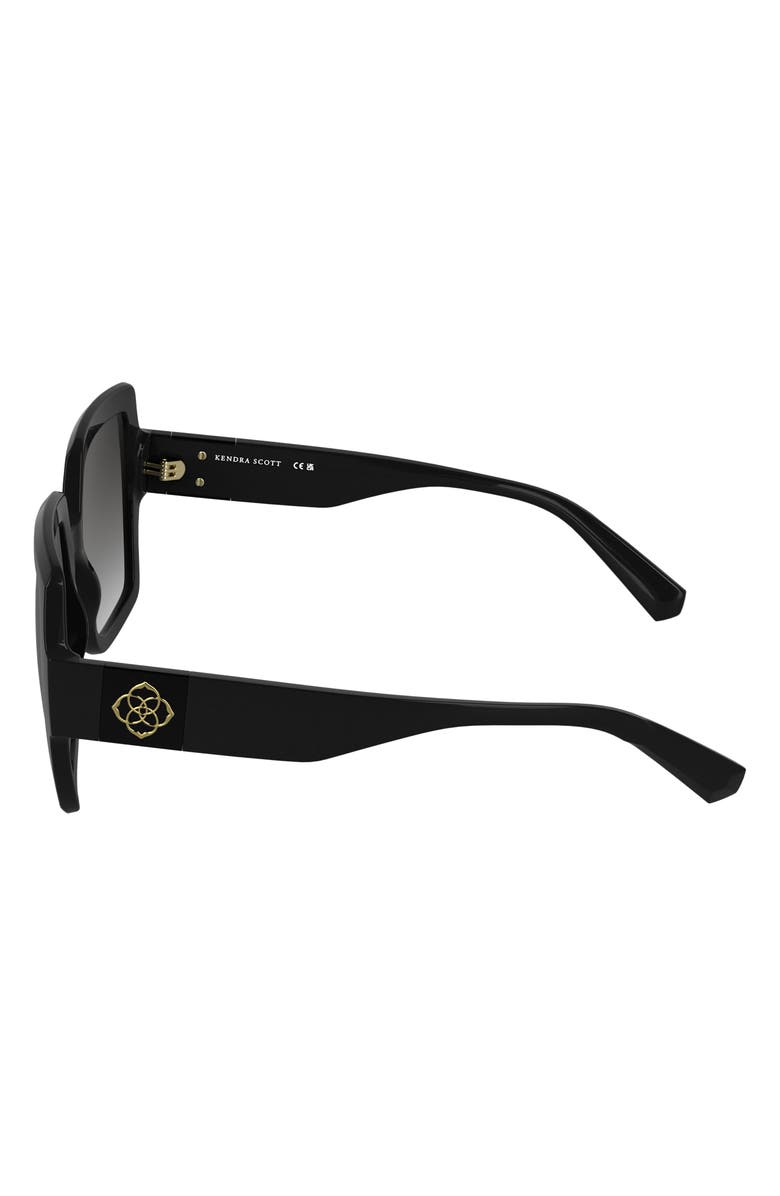 Kendra Scott Dira 56mm Rectangle Sunglasses, Alternate, color,