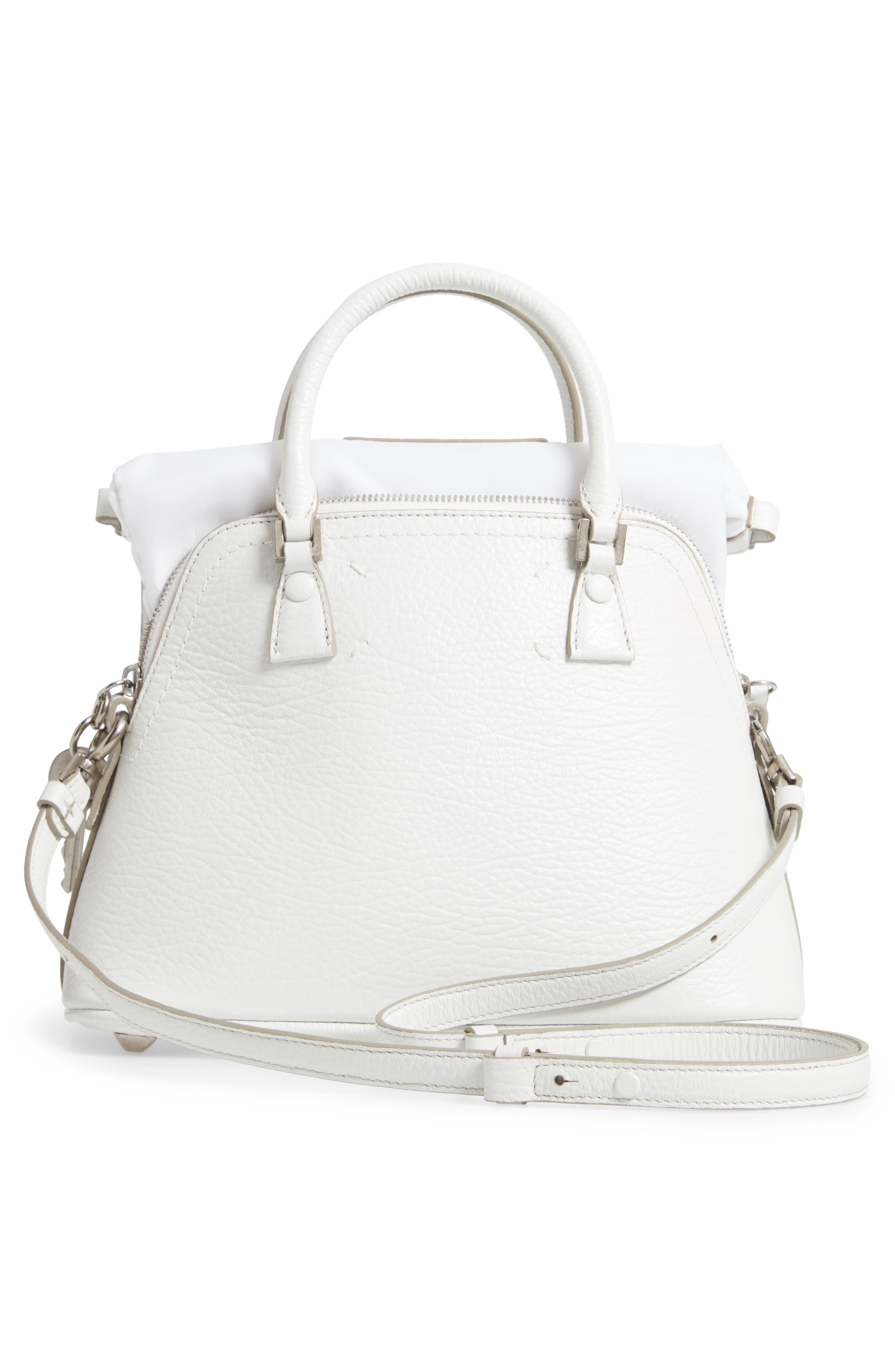 Maison Margiela Small 5AC Calfskin Leather Handbag, Alternate, color, 