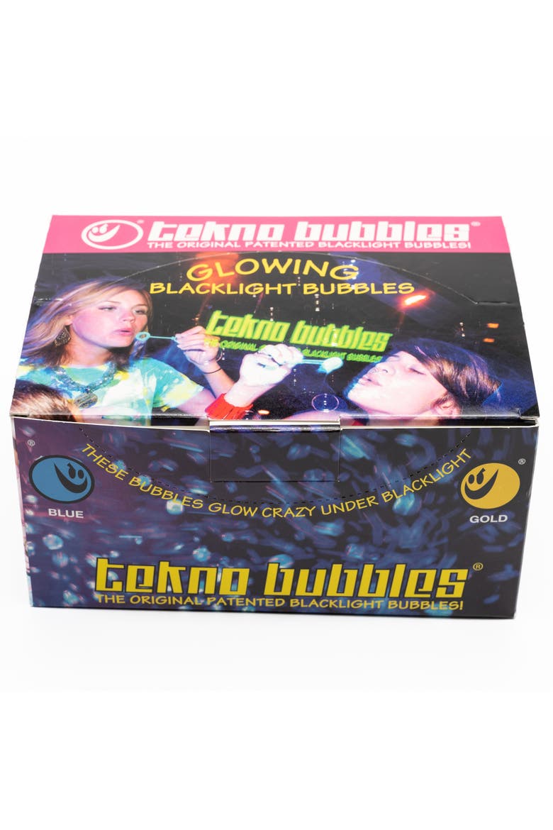 Tekno Bubbles 12 Pack (6 Gold, 6 Blue) 4Oz Bottles, Alternate, color, Multicolored