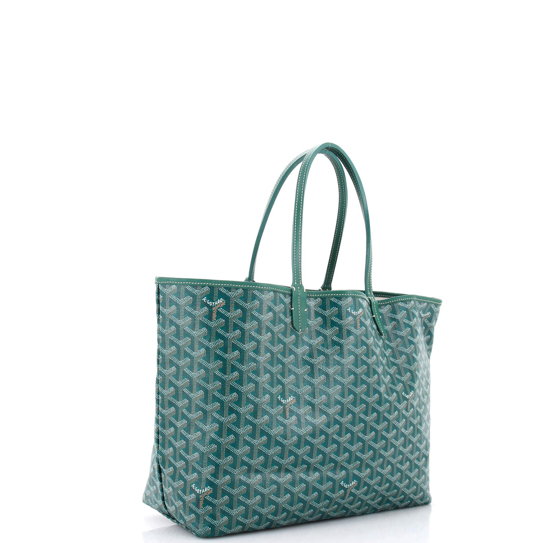 Pre-Owned Goyard Saint Louis Tote Coated Canvas PM, Alternate, color, Green
