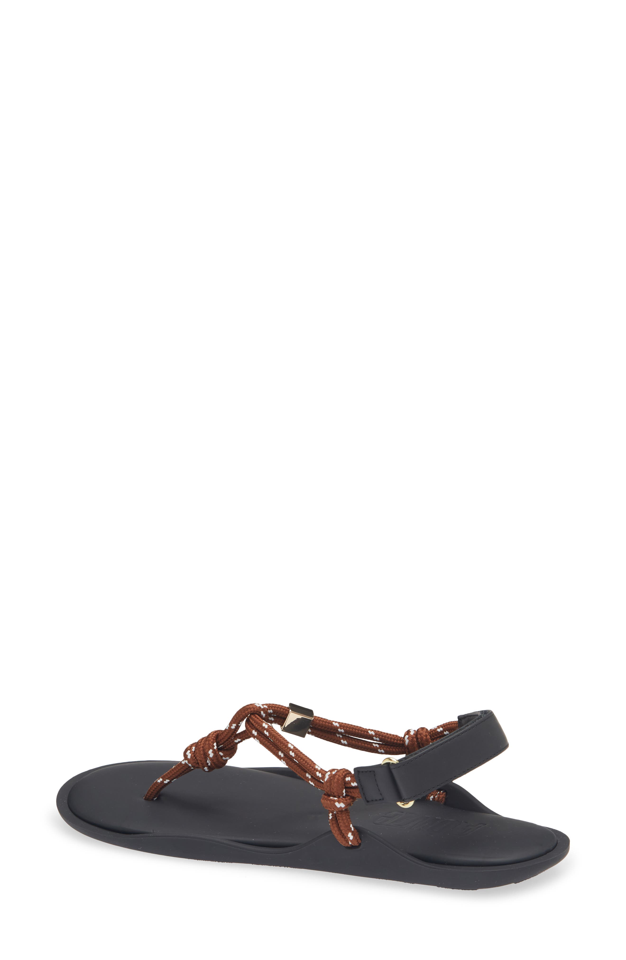 FLOWZE Cord Water Repellent Slingback Thong Sandal, Alternate, color, Brown
