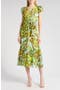 Landscape Cap Sleeve Maxi Dress