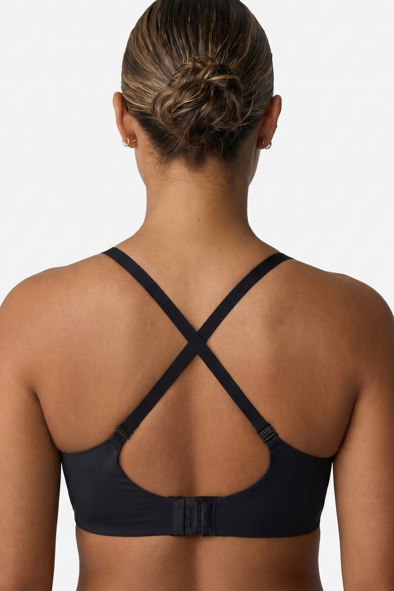 Base Push-Up Bra, Alternate, color, Black