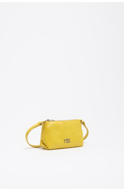 Micro Leather Crossbody Bag