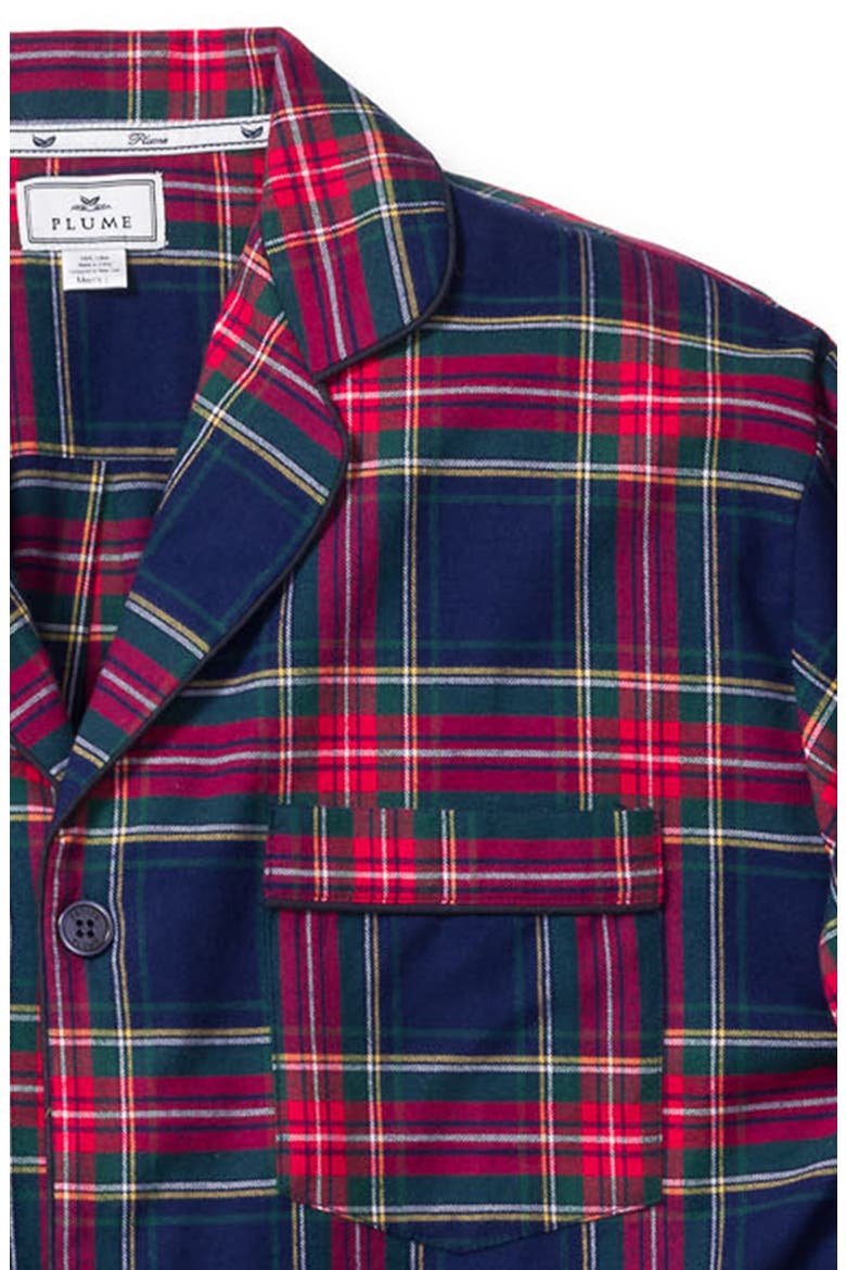Windsor Tartan Pajamas, Alternate, color, NAVY