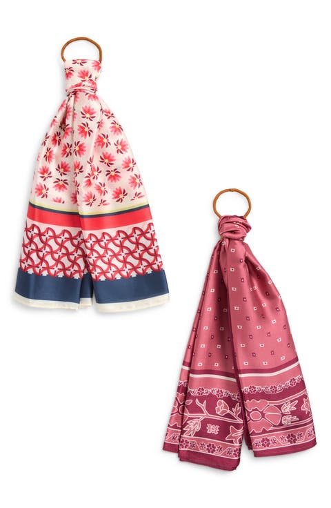 Assorted 2-Pack Satin Scarf