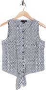 Sanctuary Socialize Eyelet Tie Hem Tank