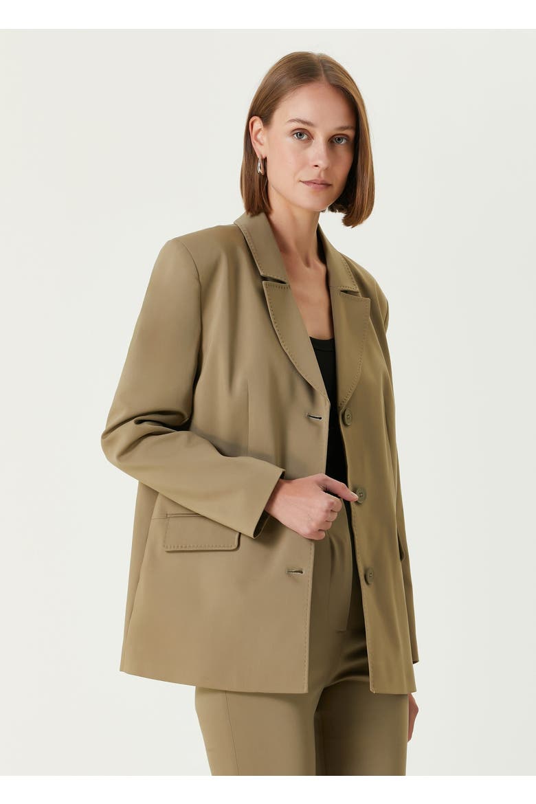 Cotton Classic Blazer, Alternate, color, Chino Green