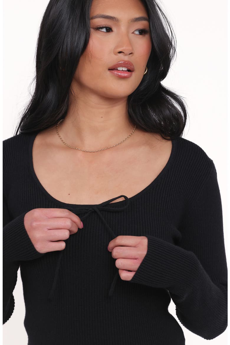 Cooper Rib Sweater, Alternate, color, BLACK