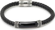 Cufflinks, Inc. Men's Onyx I Love You Bracelet