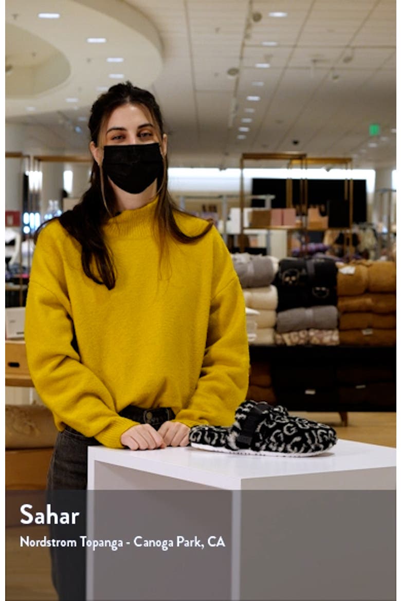 Fluff It Slipper with Genuine Shearling Lining video
